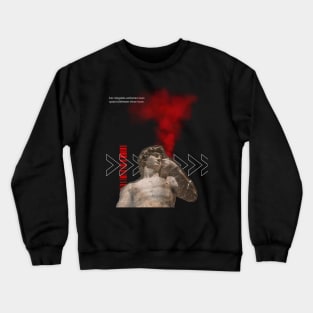 black modern aestethic streetwear Crewneck Sweatshirt